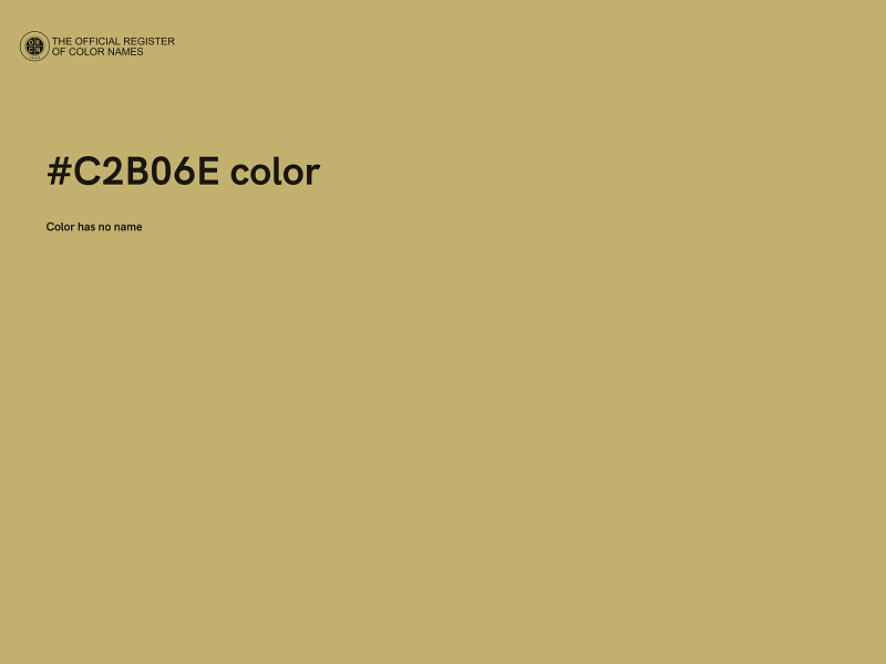 #C2B06E color image