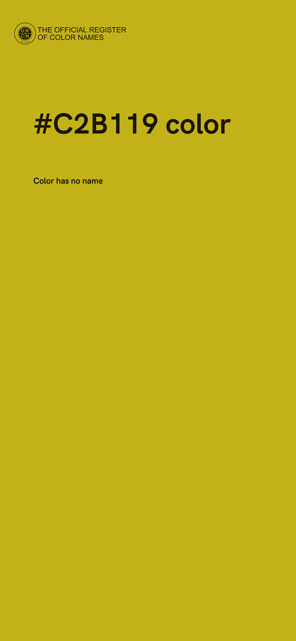 #C2B119 color image
