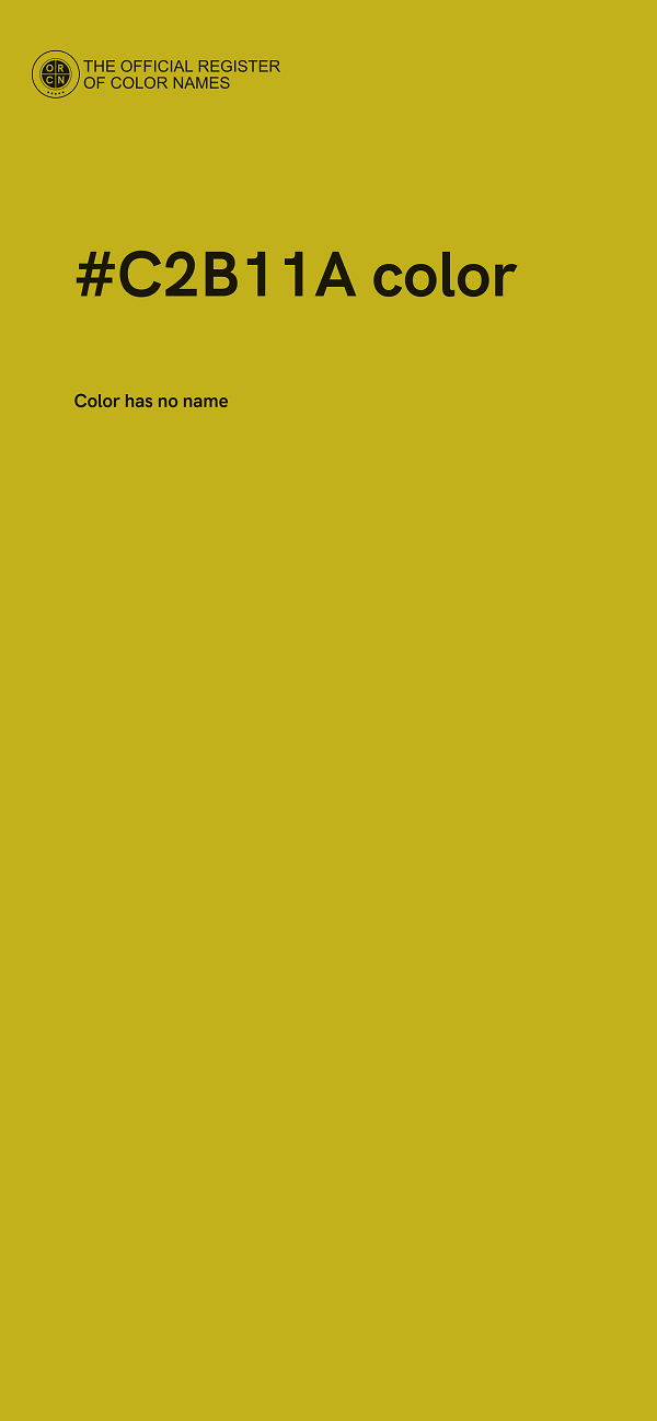 #C2B11A color image
