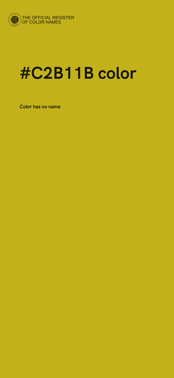 #C2B11B color image