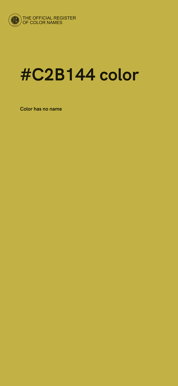 #C2B144 color image