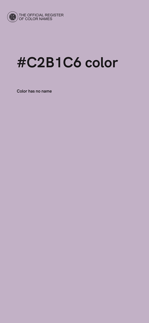 #C2B1C6 color image