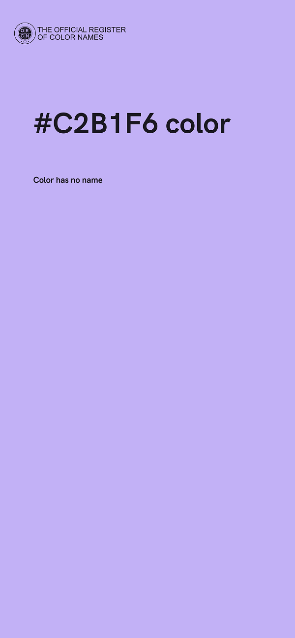 #C2B1F6 color image