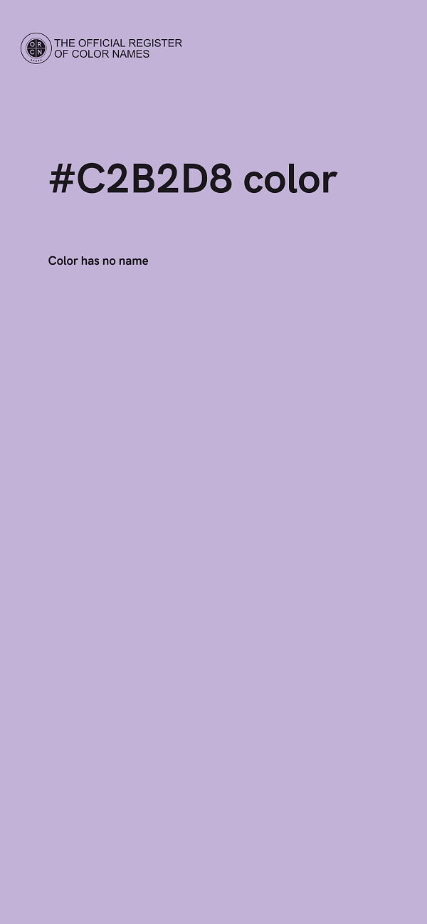 #C2B2D8 color image