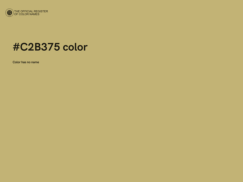 #C2B375 color image