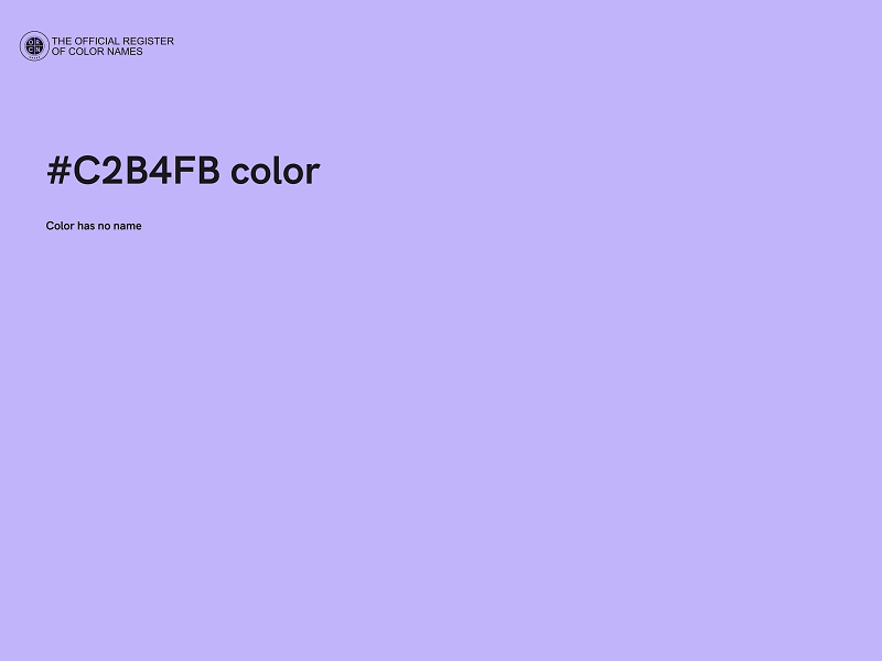 #C2B4FB color image