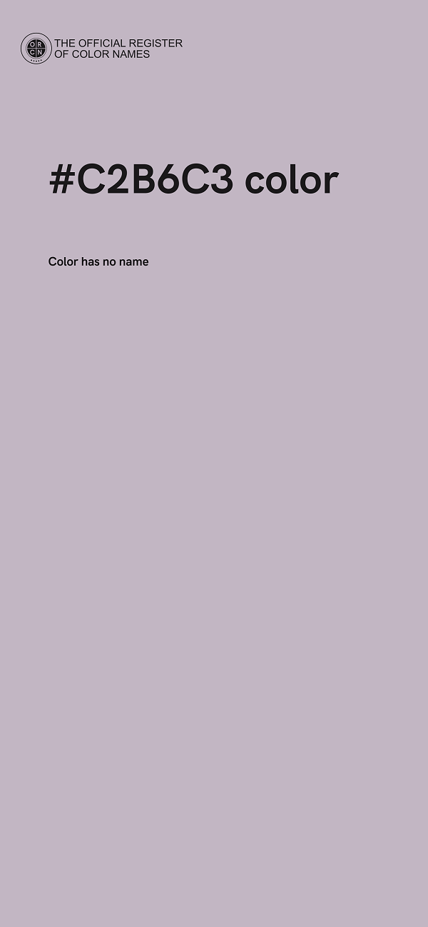 #C2B6C3 color image