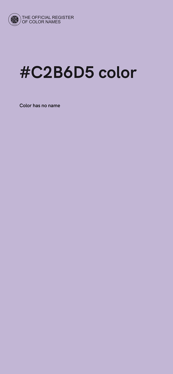 #C2B6D5 color image