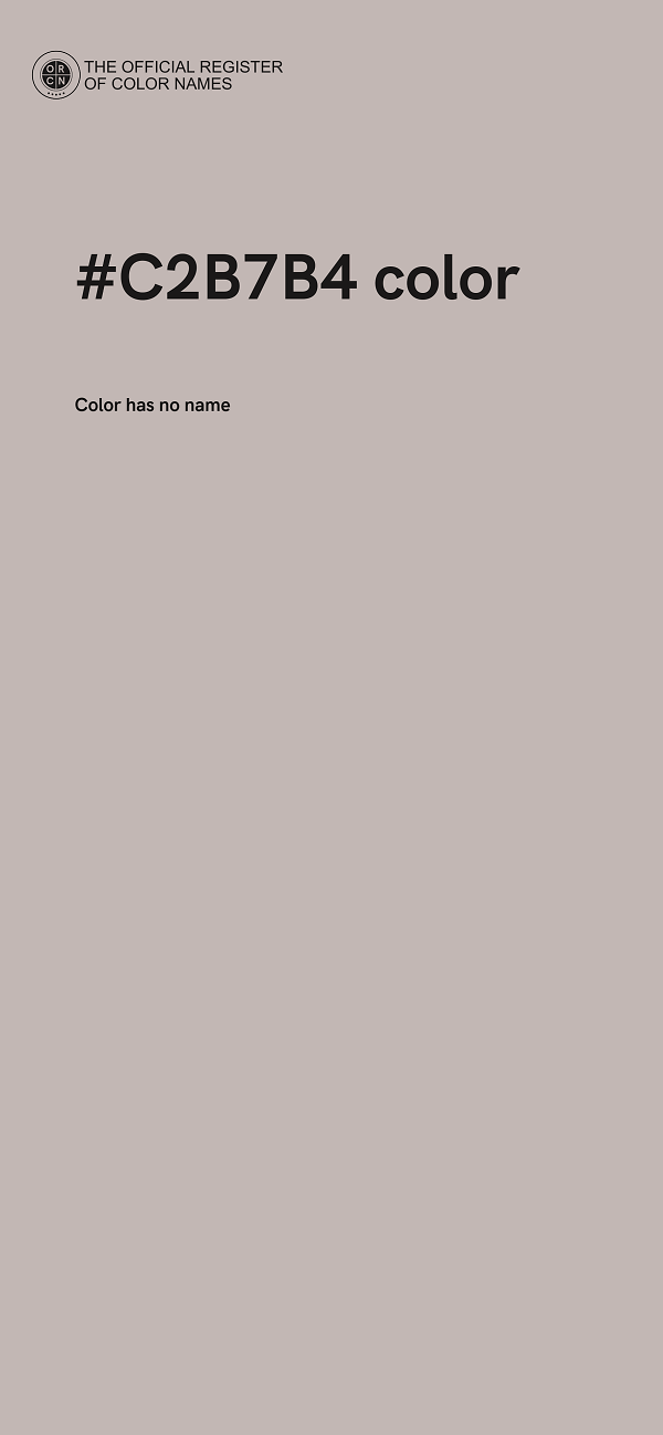 #C2B7B4 color image
