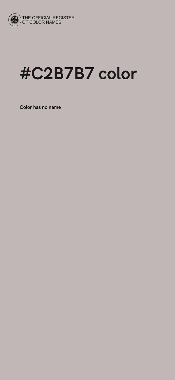 #C2B7B7 color image