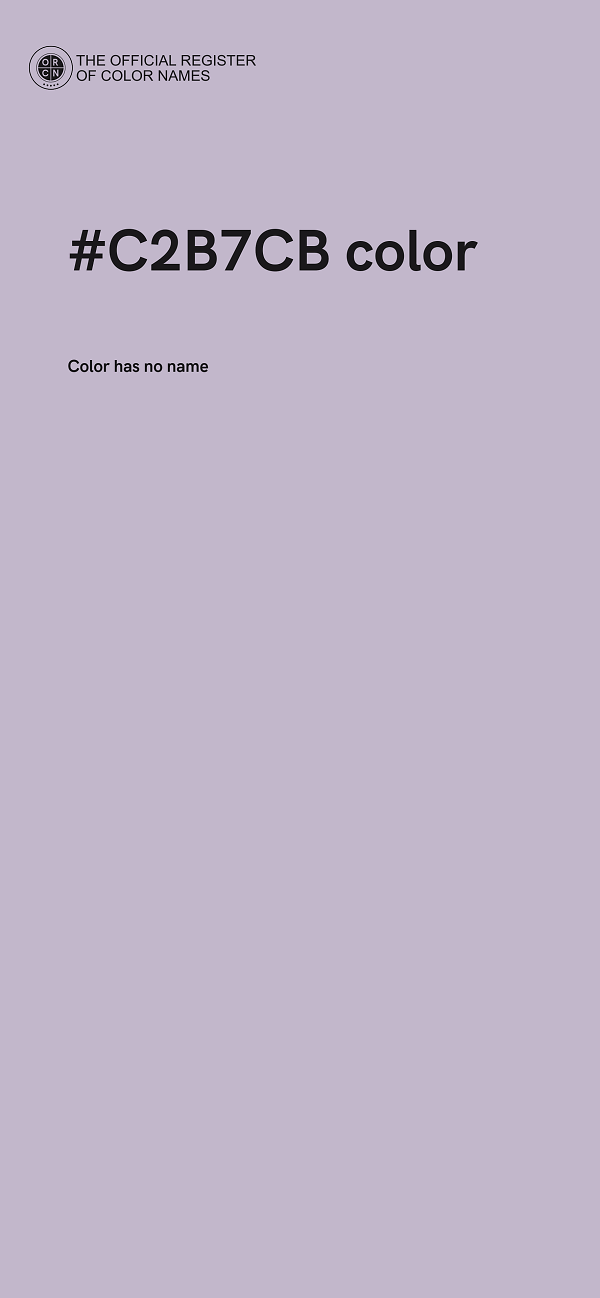 #C2B7CB color image