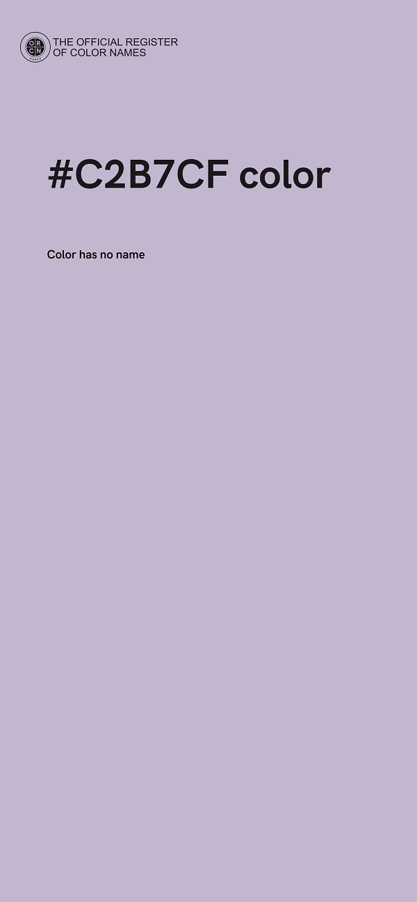 #C2B7CF color image