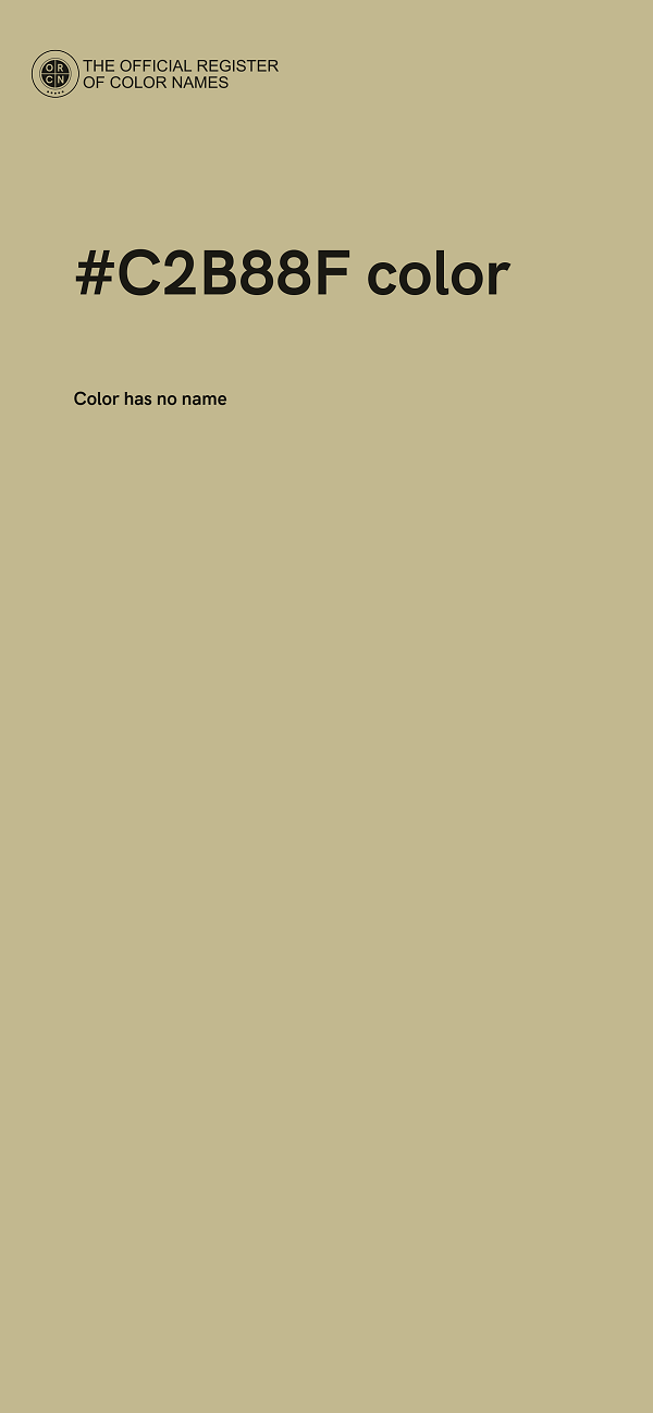 #C2B88F color image