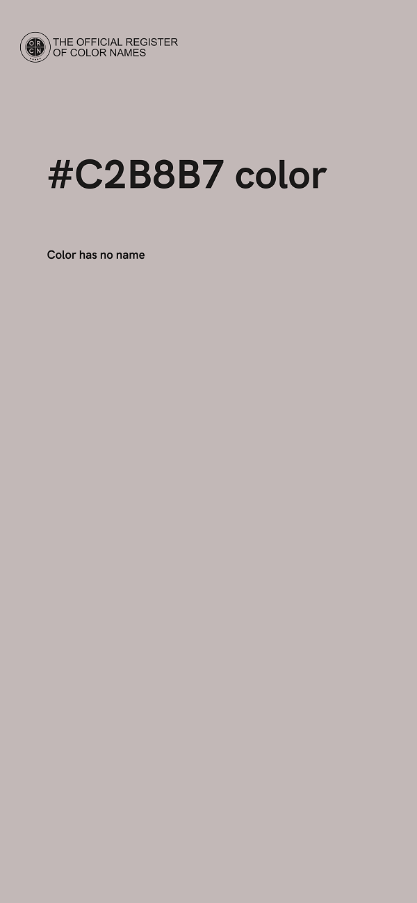 #C2B8B7 color image