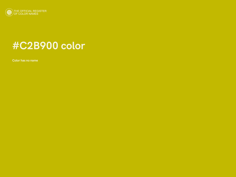 #C2B900 color image