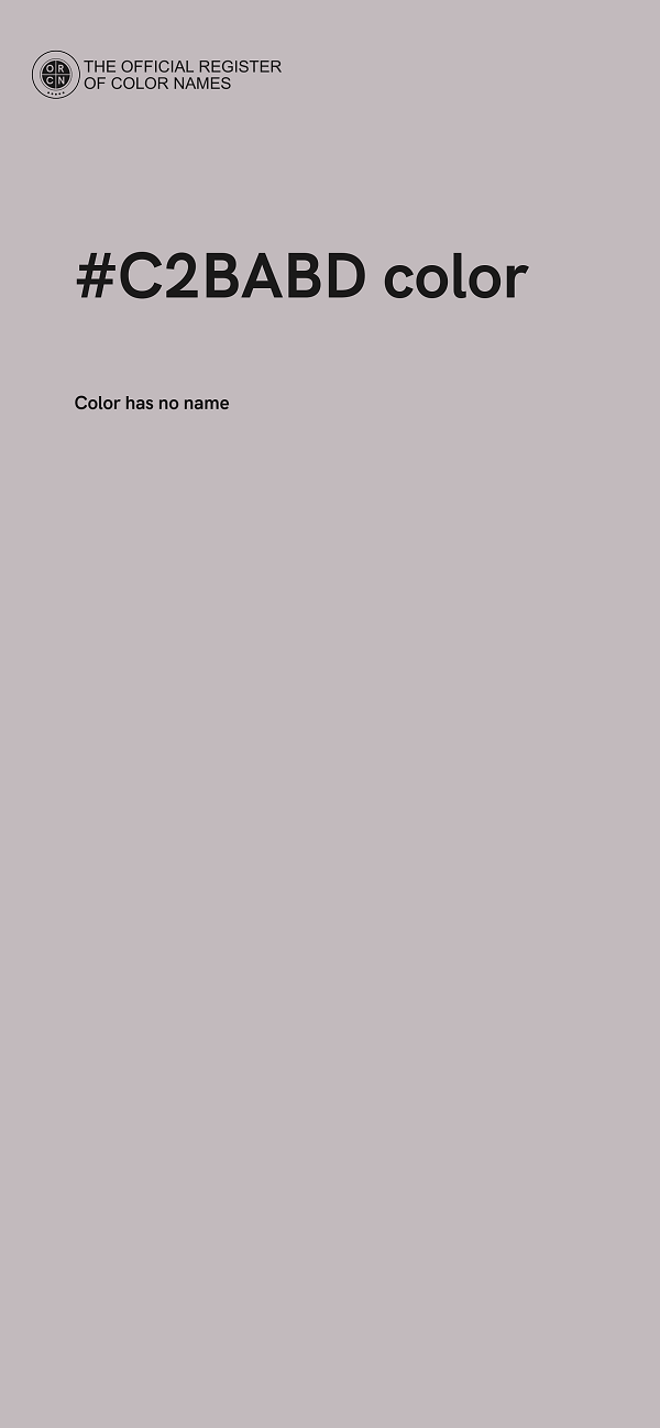 #C2BABD color image