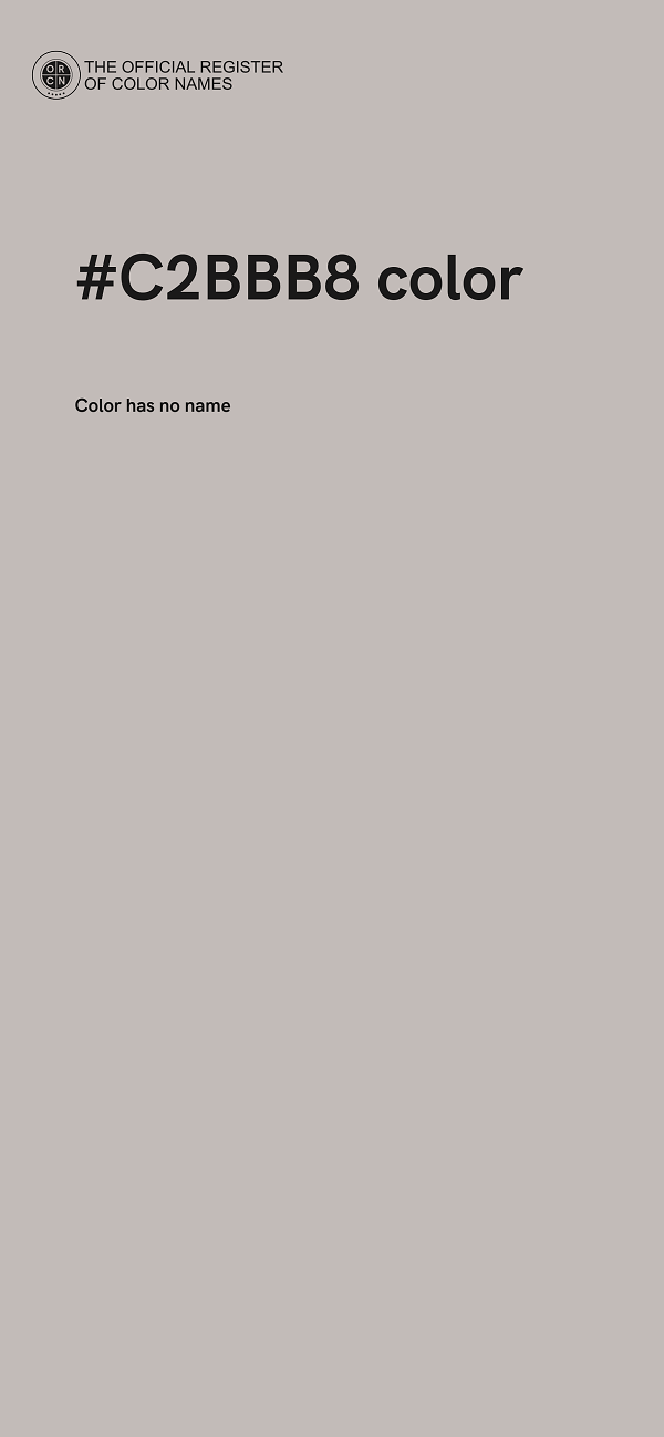 #C2BBB8 color image