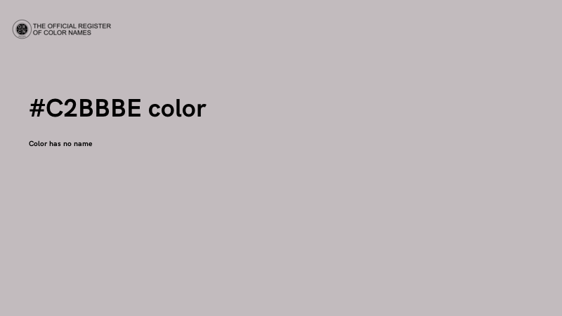#C2BBBE color image