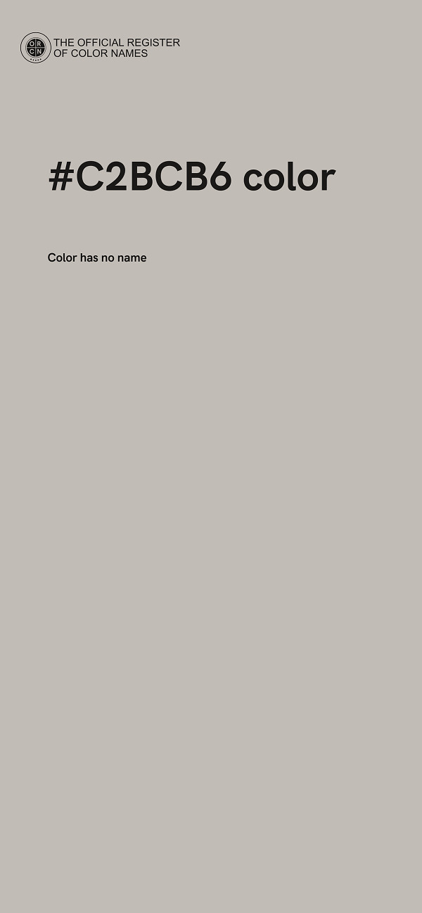 #C2BCB6 color image