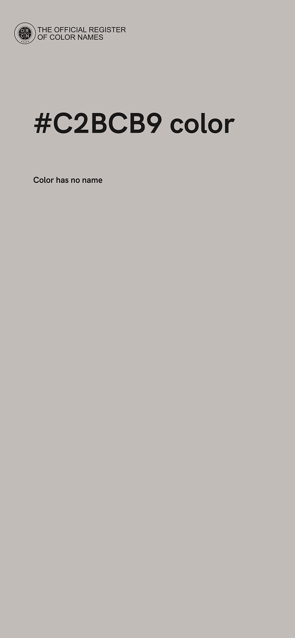 #C2BCB9 color image
