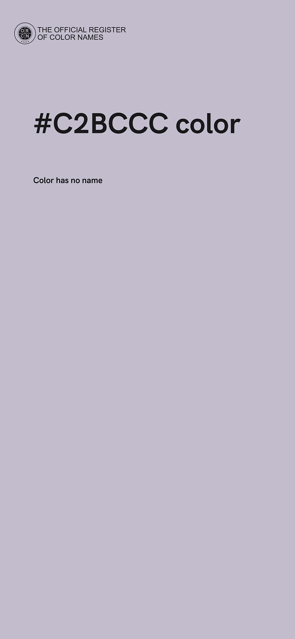 #C2BCCC color image
