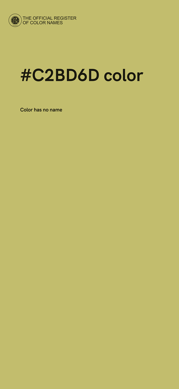 #C2BD6D color image