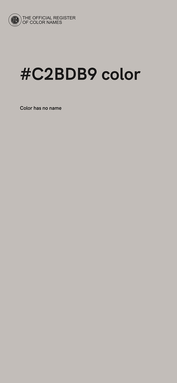 #C2BDB9 color image