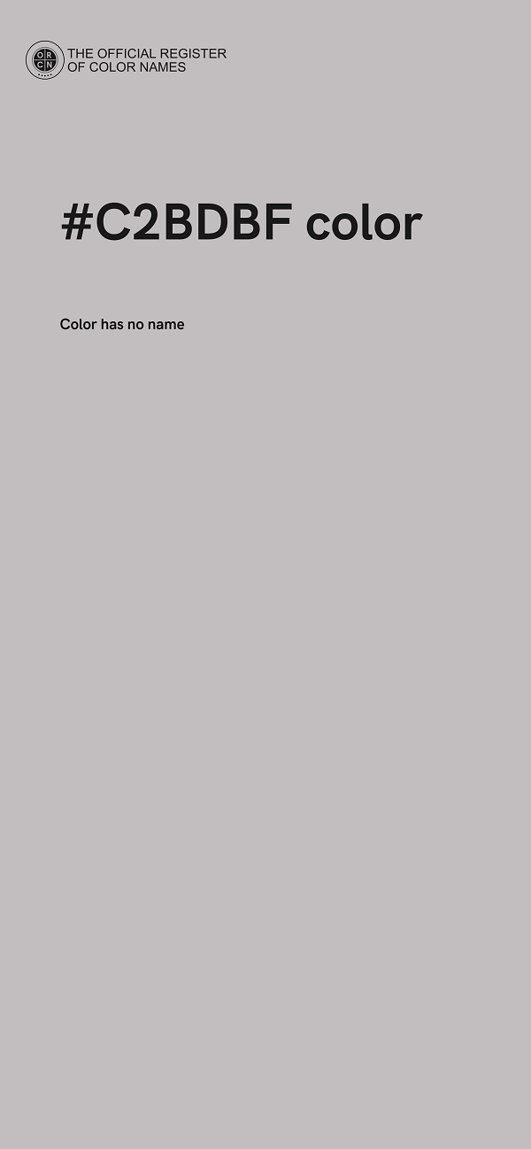 #C2BDBF color image