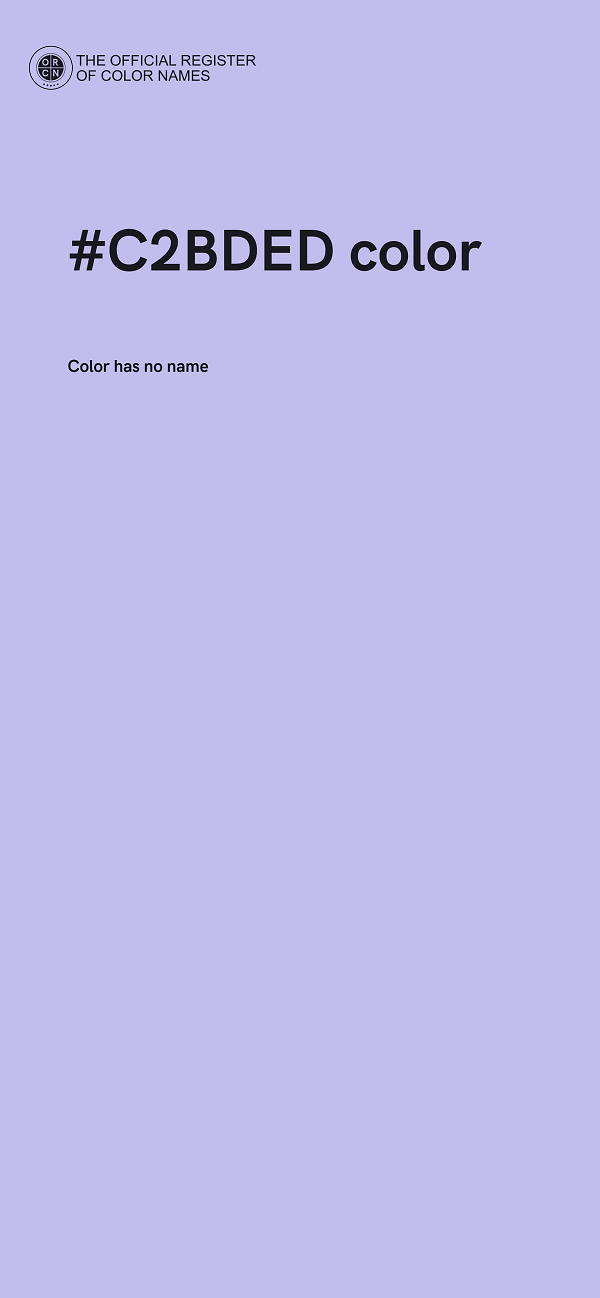 #C2BDED color image