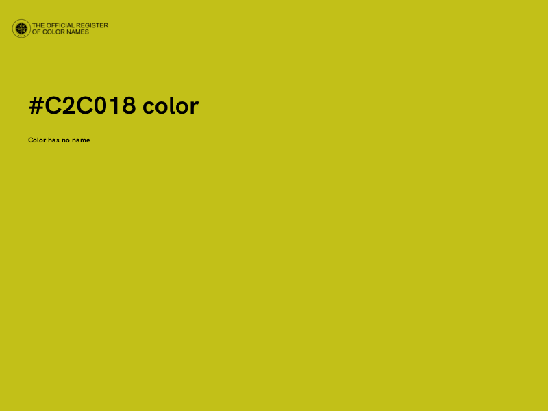 #C2C018 color image