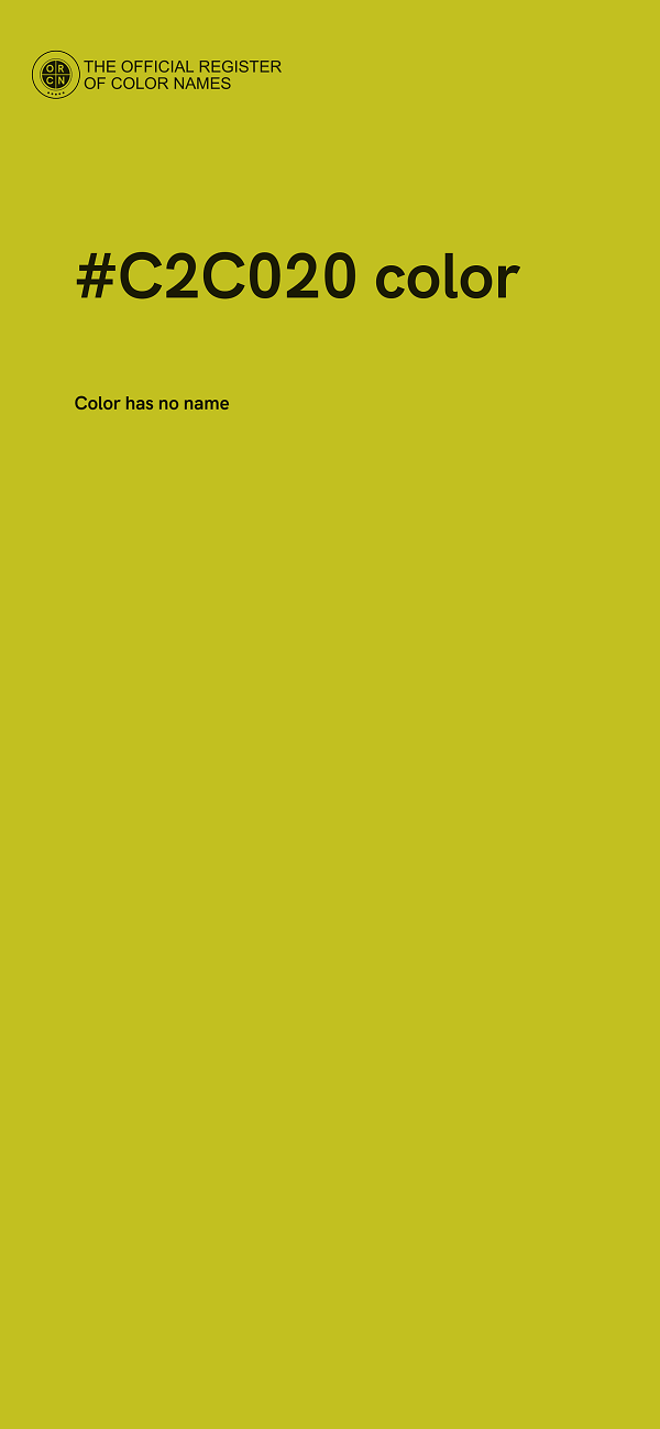 #C2C020 color image