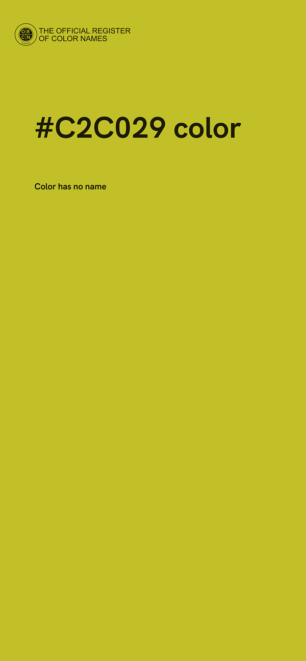 #C2C029 color image