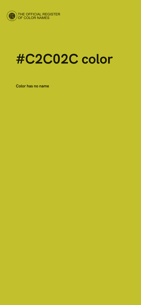 #C2C02C color image