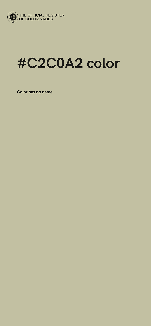 #C2C0A2 color image