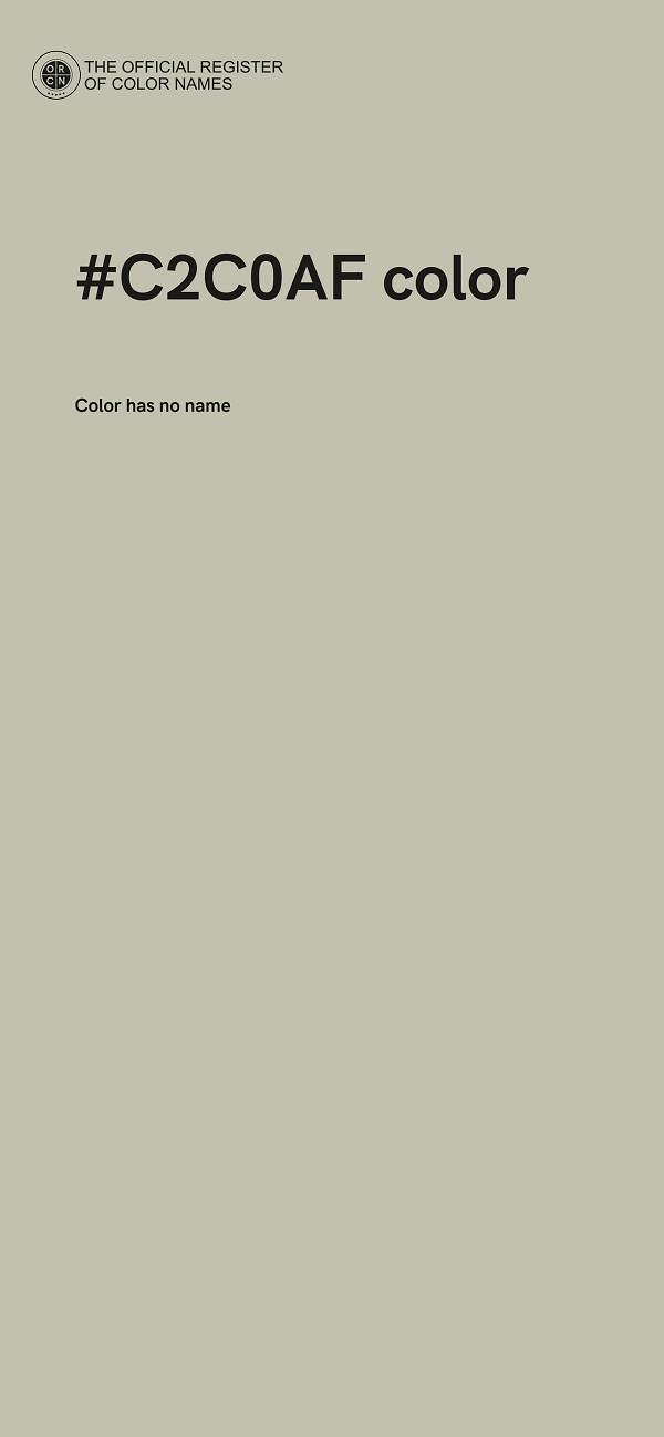 #C2C0AF color image