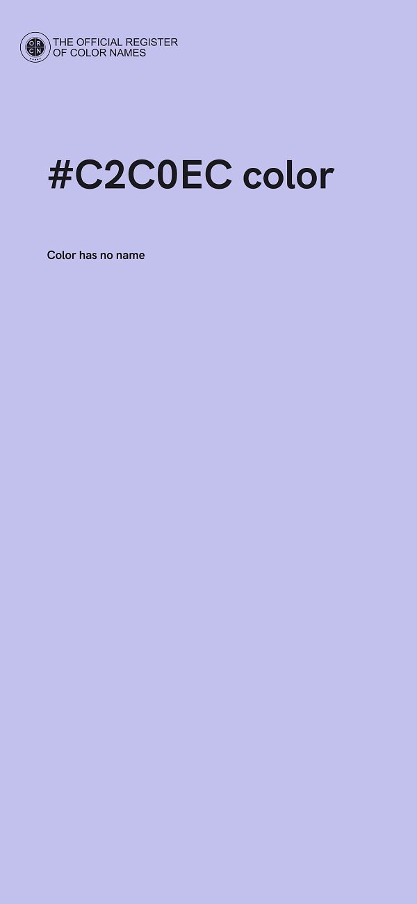 #C2C0EC color image