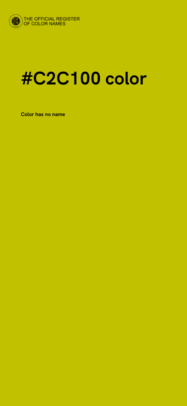 #C2C100 color image