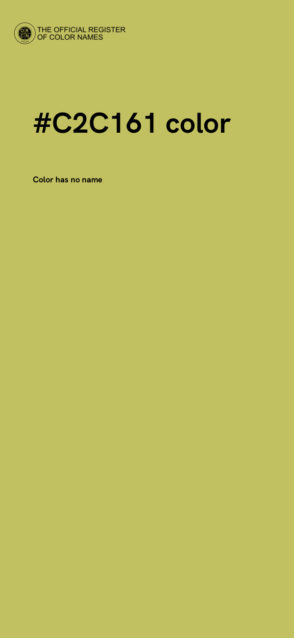 #C2C161 color image