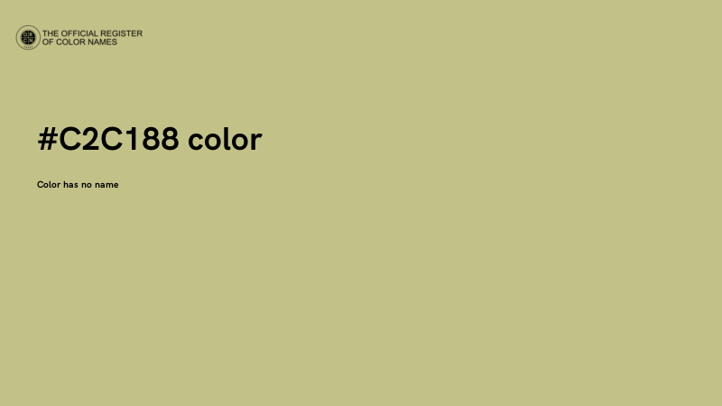 #C2C188 color image