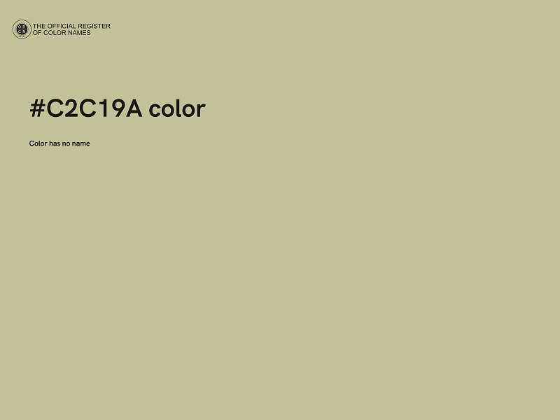 #C2C19A color image