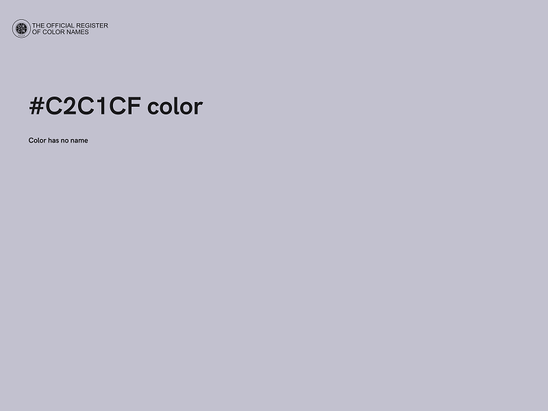 #C2C1CF color image