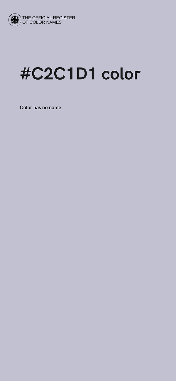 #C2C1D1 color image