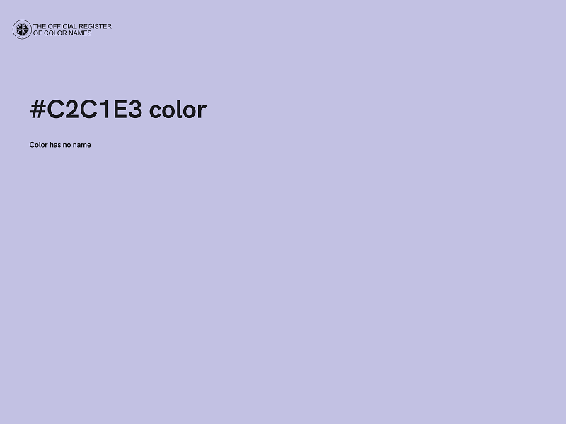 #C2C1E3 color image