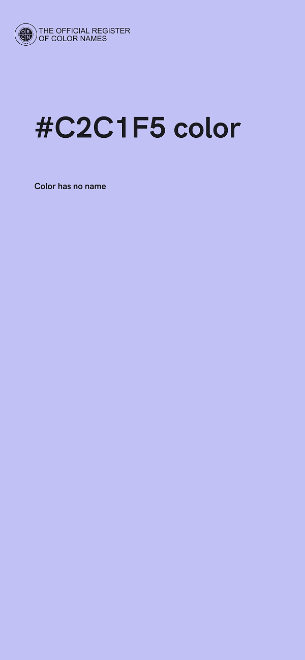 #C2C1F5 color image