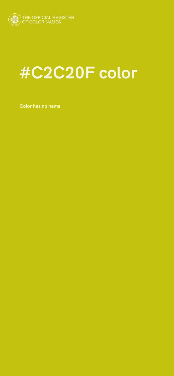 #C2C20F color image