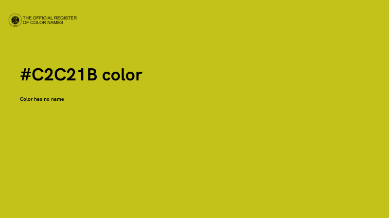 #C2C21B color image