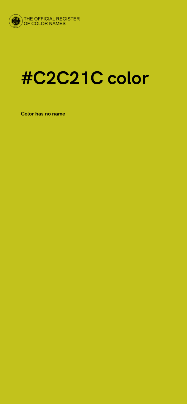 #C2C21C color image