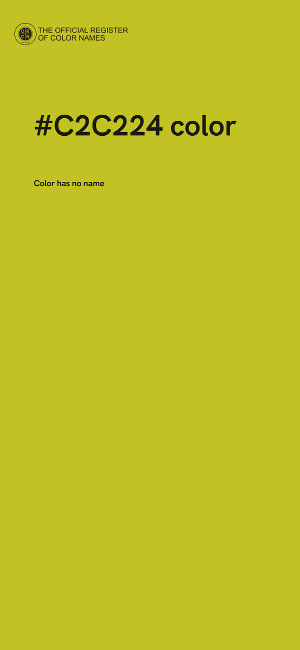 #C2C224 color image