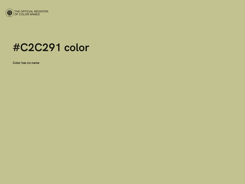 #C2C291 color image