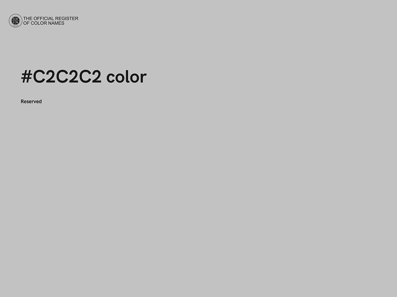 #C2C2C2 color image